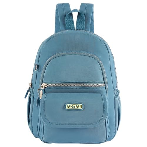 AOTIAN Mini Backpack for Women, Lightweight Sturdy Nylon Small Daypack