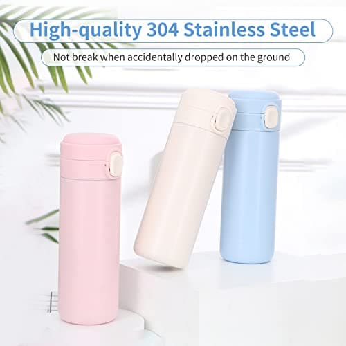 Vacuum Insulated Stainless Steel Water Bottle Leak Proof Portable with One Button Large Opening for Travel Outdoor Gym Fitness — view 5