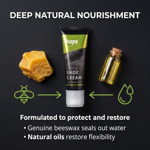 Kaps Shoe Care Conditioning Cream For Natural And Synthetic Leather, Cream (100 - Transparent) — view 4