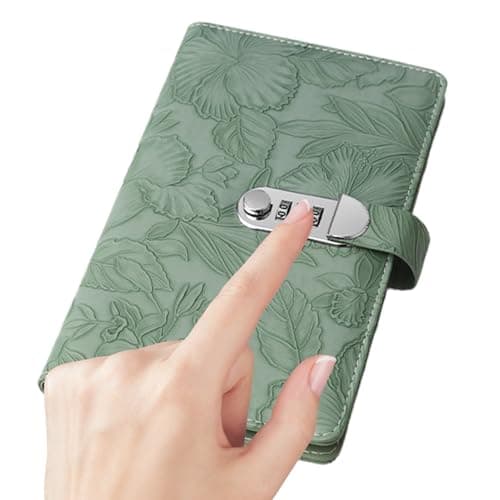 Money Book with Lock Portable Budget Planner Folder