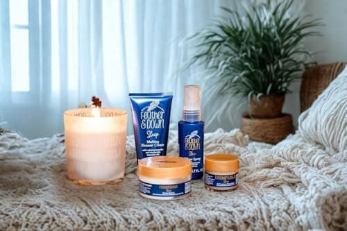 Feather & Down Sweet Dream Sleep Essentials Gift Set (50ml Pillow Spray, 50ml Melting Shower Cream, 16g All-Purpose Sleep Balm & 50ml Sleep Butter) - Cruelty Free & Vegan Friendly. — view 2