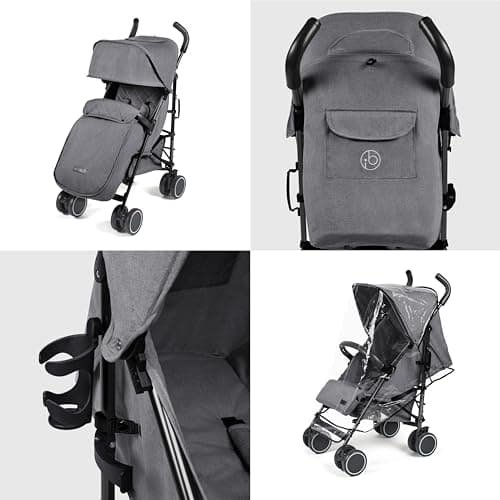 Ickle Bubba Discovery Max Lightweight Stroller & Pushchair (Graphite Grey) — view 6