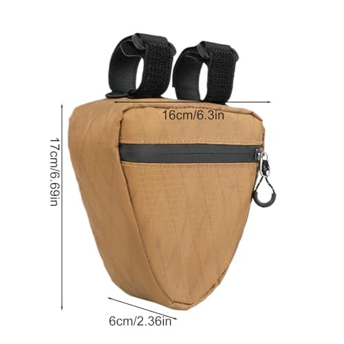 Top Tube Bike Bag Repair Kit Storage, Tool Pouch, Triangle Pouch, — view 2
