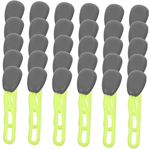 POPETPOP 120pcs Zipper Head Coat Zipper Repair Kit Slides for Luggage Bag Accessories Slider Replacement Pull Tab for Backpacking Wear-Resistant Pull — view 3
