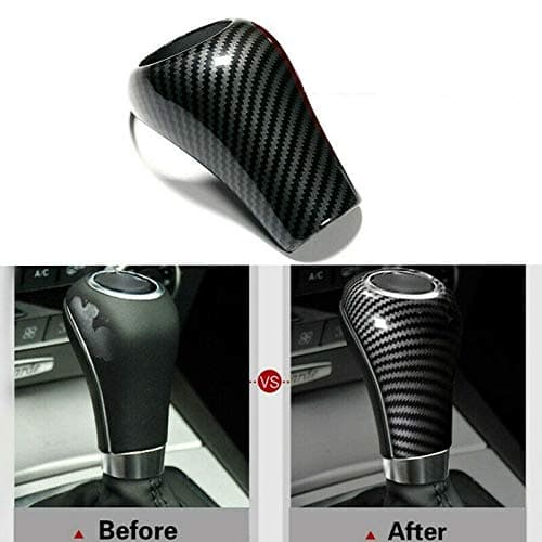 Ski Boot Bag Carbon Fiber Gear Shift Knob Cover for Mercedes-Benz W204 W212 a C E G GLS Class — view 2