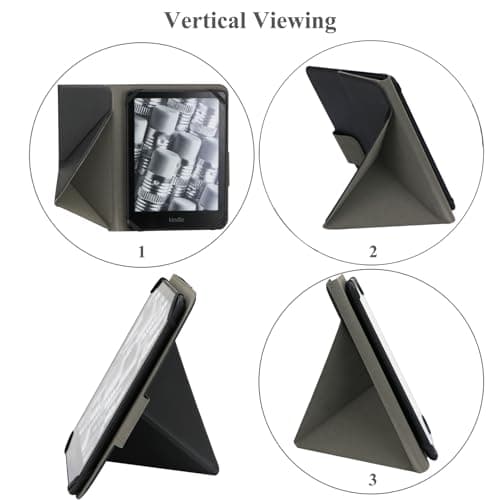 ZhaoCo Universal Case Cover for 6.8" Kindle Paperwhite 2021/7'' Paperwhite 2024/7'' Colorsoft Signature Edition 2024 Ebook Reader - Navy — view 5