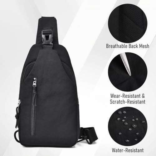 Supcomsta Anti Theft Crossbody Bag for Men Women Shoulder Bag Sling Bag — view 6
