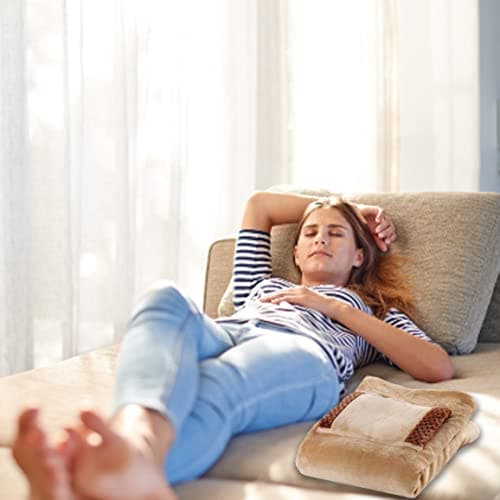 Lap Heated Throw Blanket Warm Electric Blanket with Hand Warmer Pocket USB Cable 24x32inch - heating heated throw — view 5