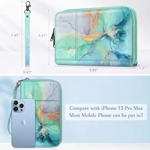 FINTIE Passport Holder Travel Wallet for Family — view 3