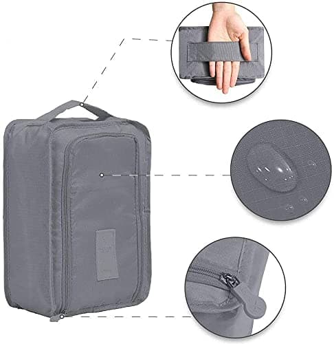 Shoes Storage Bag,Forreen 6 Pieces Travel Shoe Bags Travel Organiser Packing Bags Portable Dustproof Waterproof Shoes Storage Bags with Handle for Clothes Cosmetic Shoes — view 5