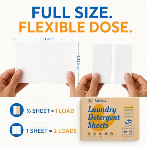 BellaLuce Laundry Detergent Sheets, Fresh Linen Scent, 32 Loads — view 3