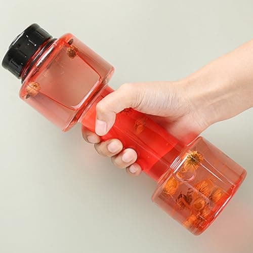 Dumbbell Shaped Water Bottle - Leak-proof Dumbbefelles Water Container — view 5