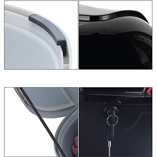 ZXCASDF Motorcycle Trunk Top Lock Storage Carrier Case Motorcycle Accessory Portable Trunk Lid Organizer Storage Bag Motorcycle Tour Tail Box,rose gold — view 2