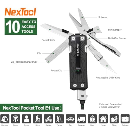 NexTool Pocket Tool E1 10 in 1 Mini Multi-Tool — view 2