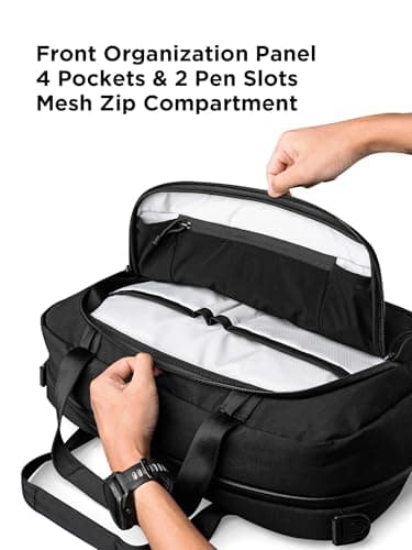 ALPAKA Bravo Brief Multifunctional Urban Briefcase Messenger Bag, Black — view 5