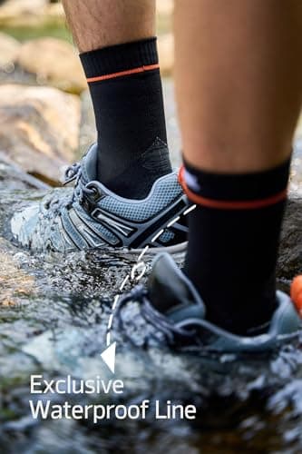 WRAP ME Waterproof Hiking Socks for Men & Women, Thick Merino Wool Lined — view 2