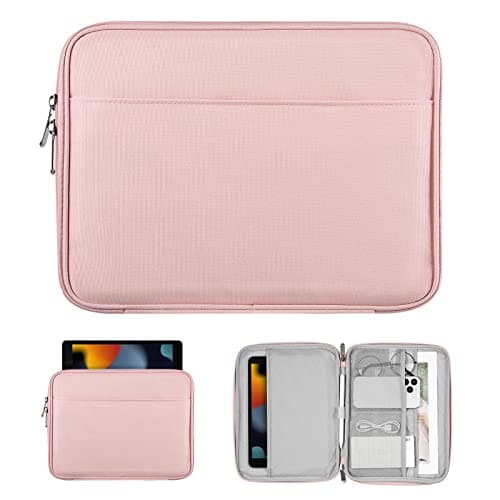 TiMOVO 9-11" Tablet Sleeve with Pocket for iPad A16 Tab, Pink