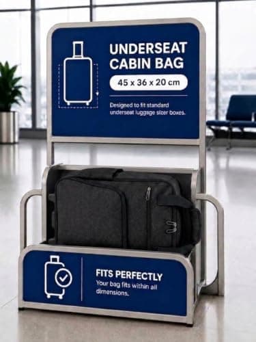 EasyJet Underseat Cabin Bag 45x36x20cm Wheeled Backpack with Handle — view 3