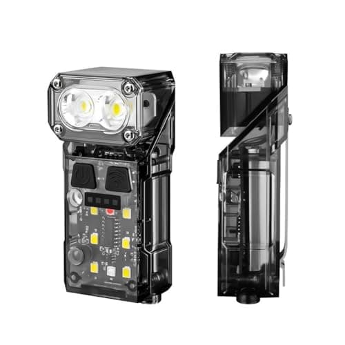 FACAIIO Rechargeable LED Headlamp with Motion Sensor, 800mAh USB Light, IPX4 Waterproof & 60° Adjustable, Hands-Free Headlight for Running Camping Hiking