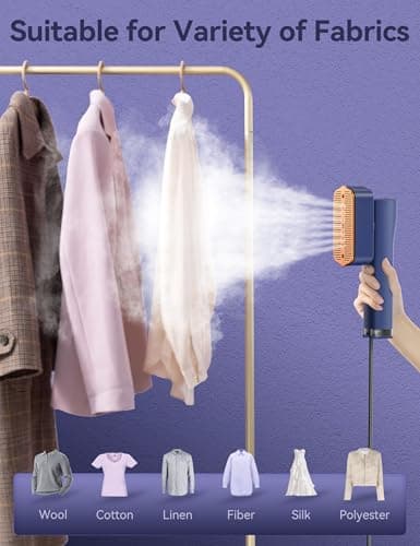 Sundu Clothes Steamer, 2 In 1 Travel Garment Steamer Iron, Blue — view 4
