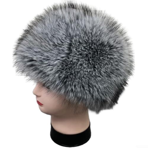 PureBowlic Hat Winter Warm Soft Windproof Wide Brim Plush Women