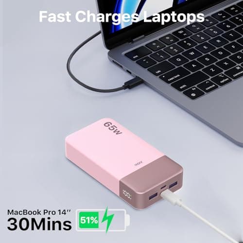 JUOVI 65W Power Bank Fast Charging 20000mAh — view 5