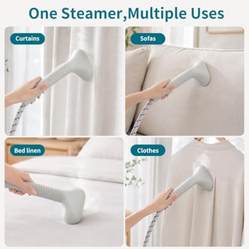 2000W Standing Clothes Steamer, Professional Standing Garment Steamer for Clothes with Ironing Board, 30s Fast Heat, 2L Water Tank & 10 Adjustable Settings, 60min Continuous Steam, for Home & Travel — view 6