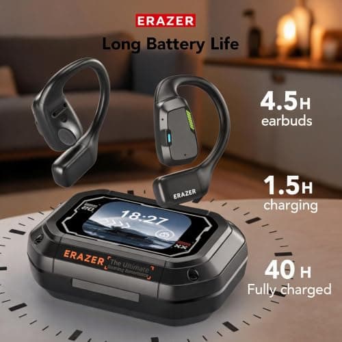 ERAZER XP6 AI Translation Earbuds Real Time, 2026 New AI 165 Languages Translator Ear buds, Wireless Bluetooth 6.0 Headphones, 4-in-1 Audifonos Traductores Inglés Español for Travel Meeting Learning — view 6