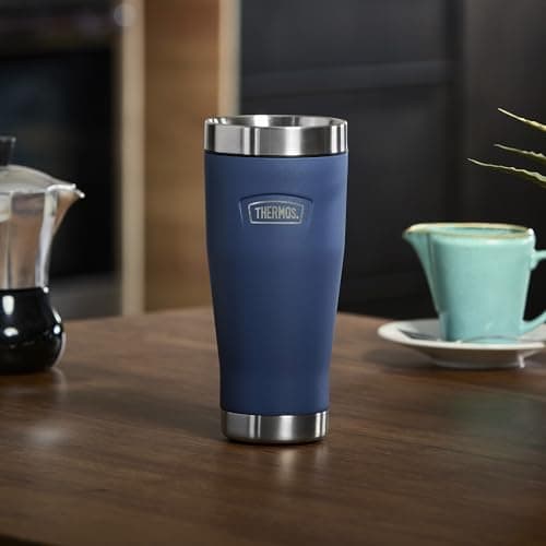 Thermos Icon Solent Navy Travel Coffee Tumbler (470ml) 7h Hot | 22h Cold — view 5
