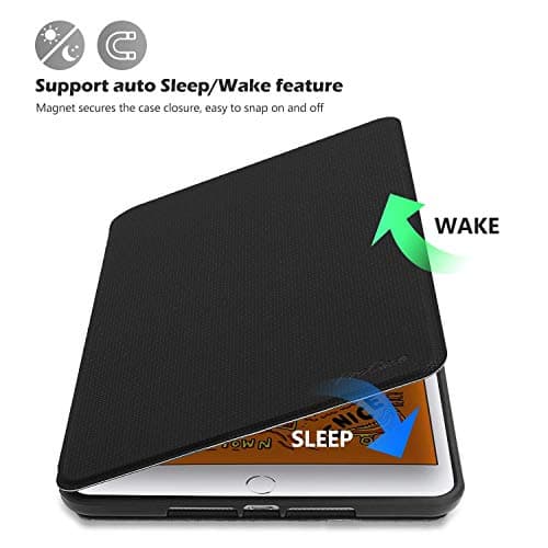ProCase Folio Case for iPad Mini 5th Generation 2019 & Mini 4 3 2 1 -Black — view 4