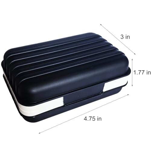 Lofekea Travel Soap Case, Shower Bar Soap Dish Holder, Soap Box Container — view 4