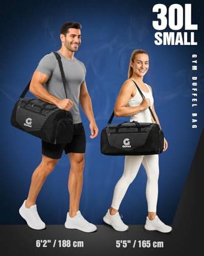 Gonex 30L Gym Duffel Bag with Shoe Compartment — view 6