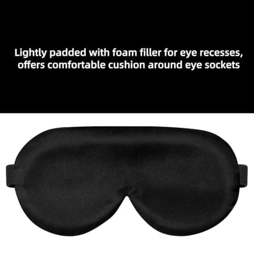 Alaska Bear Sleep Mask Silk Eye Cover with Shaped Pad, Machine Washable — view 2