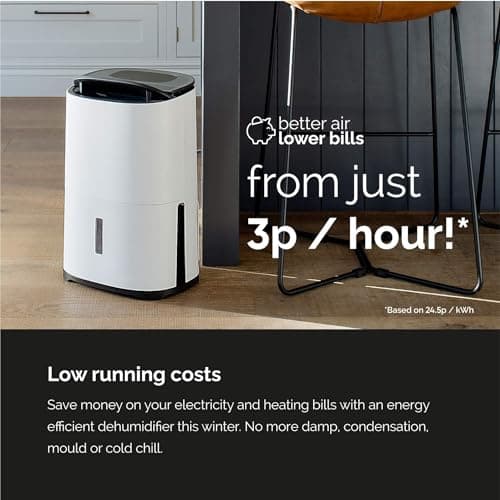 MeacoDry Arete® Two 10L Charcoal Dehumidifier & HEPA H13 Air Purifier — view 4