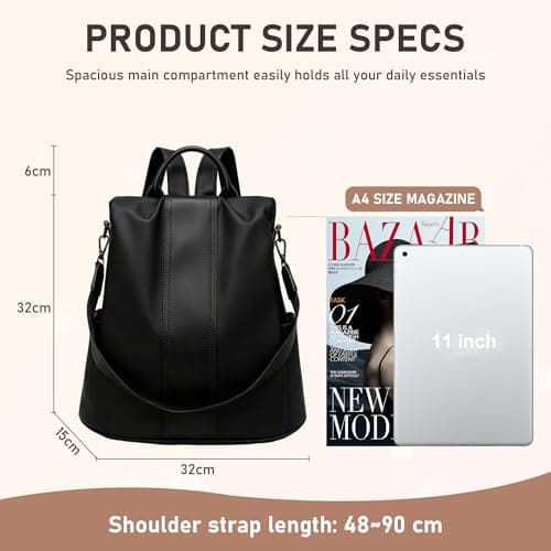 shepretty Backpacks Anti Theft Women Travel Rucksack Shoulder Bag,B648,8888-k. — view 3