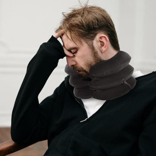 ELEOUTI U Shaped Cervical Pillow for Neck Relief Inflatable at Home — view 6