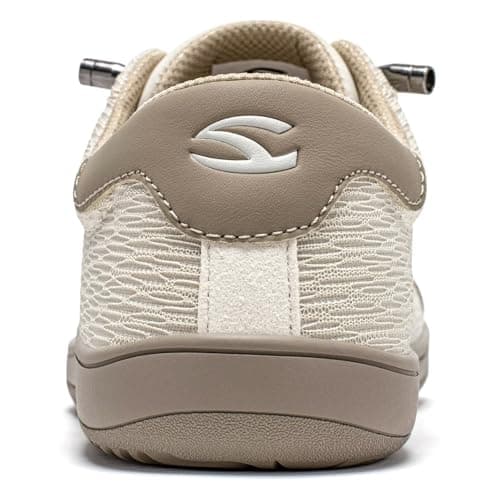 HOBIBEAR Unisex Wide Toe Trainers for Men Women Outdoor Trail Running Minimalist Walking Shoes Lightweight and Breathable Beige Brown — view 6