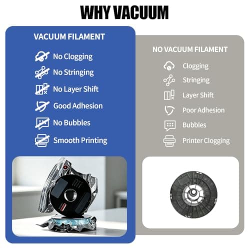 12Packs Filament Storage Bags with Pump 3D Printing Filament Vacuum Bags — view 4