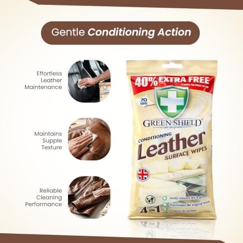 ZOPPER Leather Surface Cleaning Wipes, Pack of 3, 70 Wipes — view 6