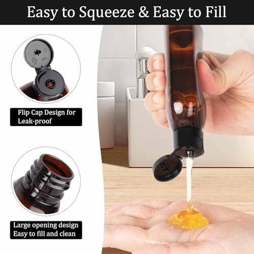 Decorniqu Travel Bottles for Toiletries 4 PCS 100ml Leak Proof Containers — view 4