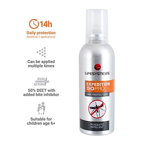Lifesystems Insect Repellent Expedition Pro DEET Pump Spray, Repels Mosquitoes, Biting Insects and Ticks, Up to 7hrs Protection, Ideal for Any Destination Including Jungle Tropics (Pack of 2) — view 5