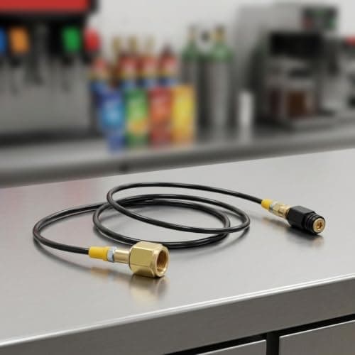 Brass W21.8-14 DIN477 Tank Adapter for Soda High Pressure Hose — view 2
