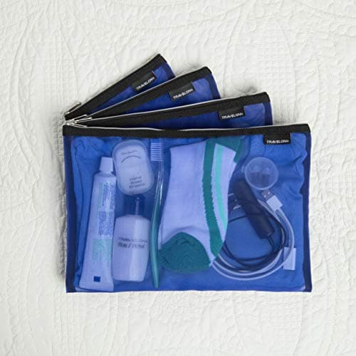 Travelon Set of 4 Mesh Bags, gray, 9.5 x 12.75 x 0.5, Travelon Mesh Bags 4 Pack — view 3