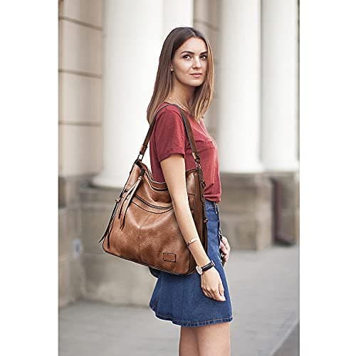 Sacmill Hobo Handbags for Womens Tote Handle Bags Designer Purse Summer Crossbody Shoulder Bags Faux Leather for Shopping Weekend Daily Use — view 2