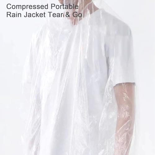 lbxtswpl Poncho Waterproof, 9PCS Disposable Rain Poncho(3 Colours) — view 4