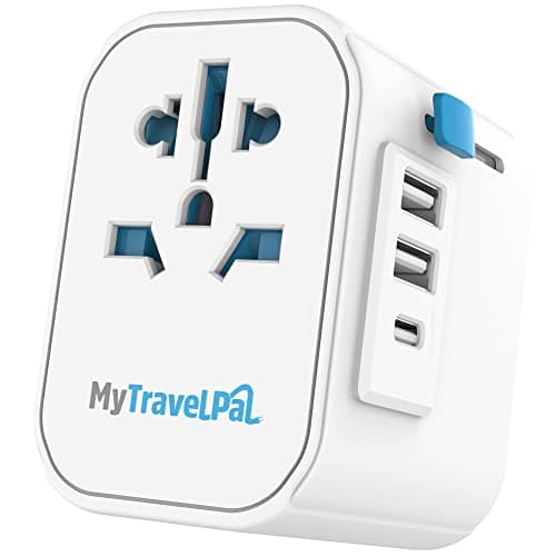 MyTravelPal Pro Worldwide Travel Adapter USB-C | UK Safest Plug Adapter