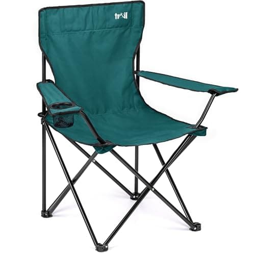 Trail Folding Camping Chair with Cup Holder, Teal