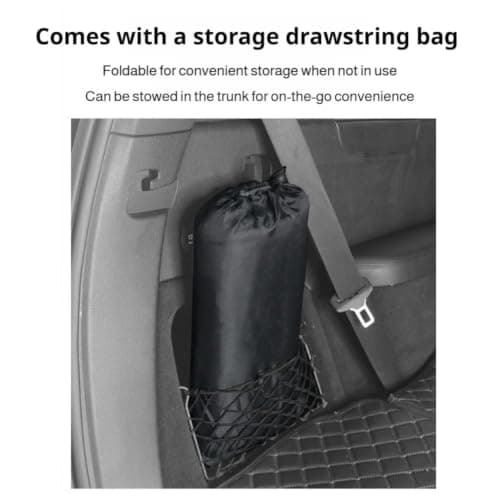 Roof Box Cover, Waterproof Rooftop Luggage Carrier Storage Bag with Pull Cord, Oxford Fabric Rain Dust Protection Storage Bag, for Travel, Camping, Road Trips & Family Vacations — view 5
