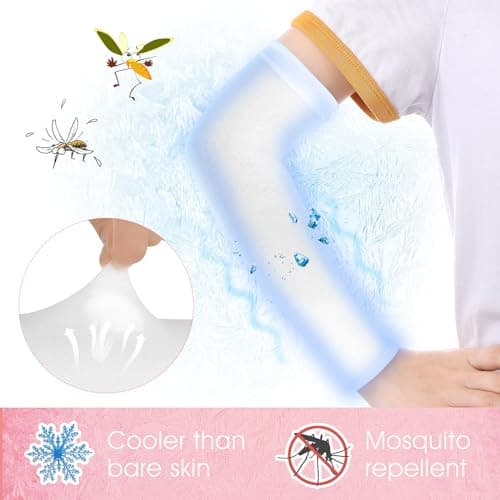 Yolev 2 Pairs Arm Sleeves for Kids UV Sun Protection Sleeves Compression Sleeves for Boys Girls — view 6
