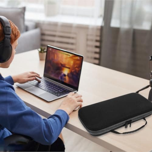 GOOHOCHY Shockproof Microphone Bag for Portable Storage, EVA Nylon Case — view 5